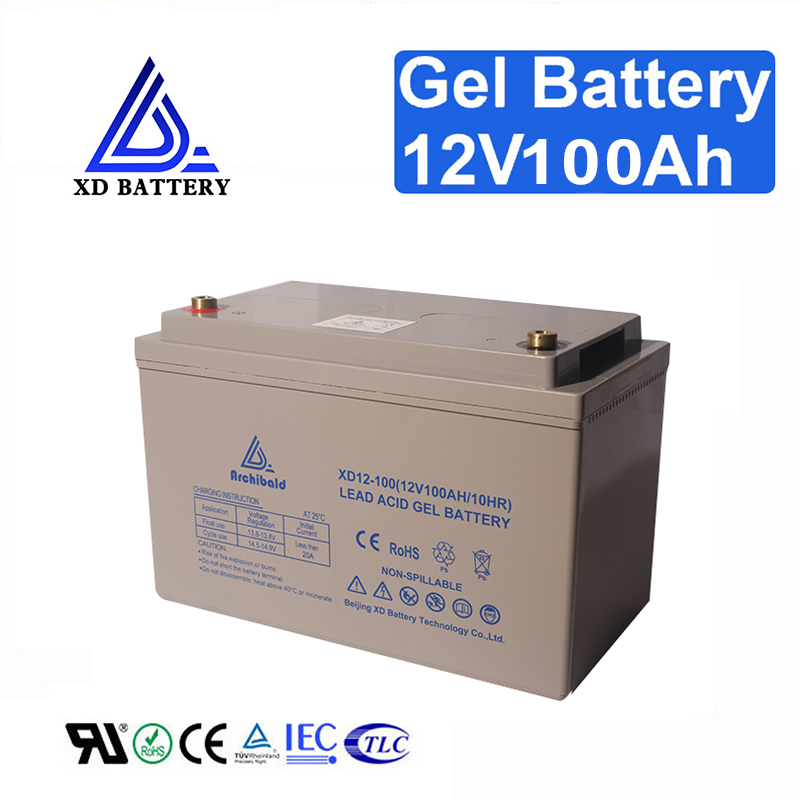 China Factory Agm Battery 12V 100AH Gel Battery