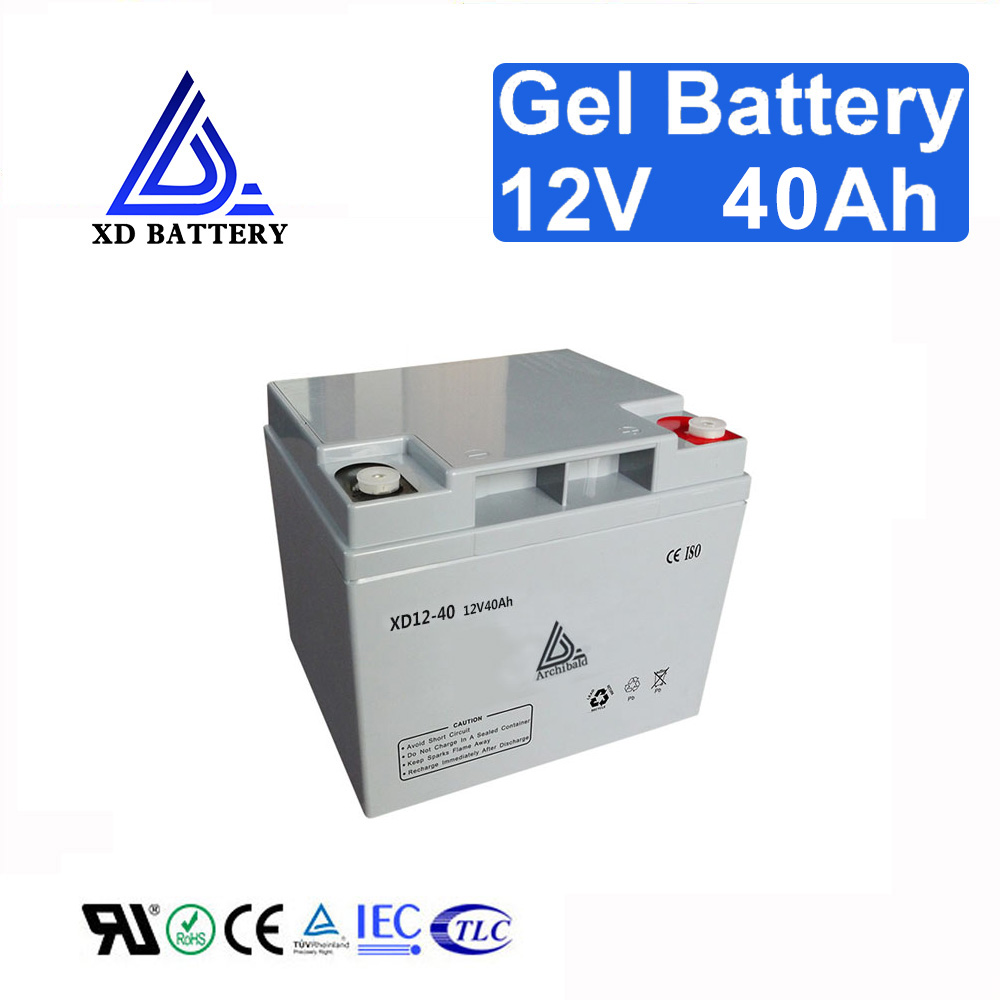 12V 40AH UPS Solar Gel Deep Cycle Battery