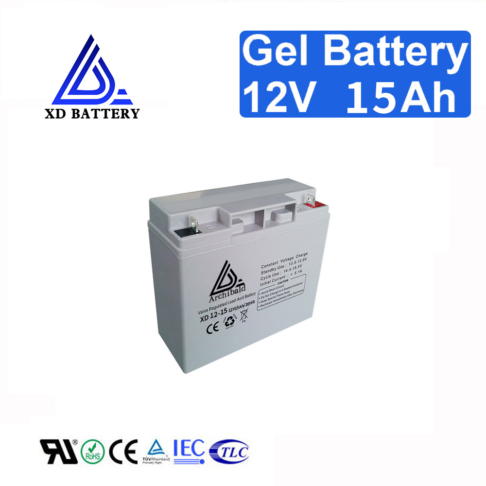 12V 15AH UPS Gel Rechargeable Battery