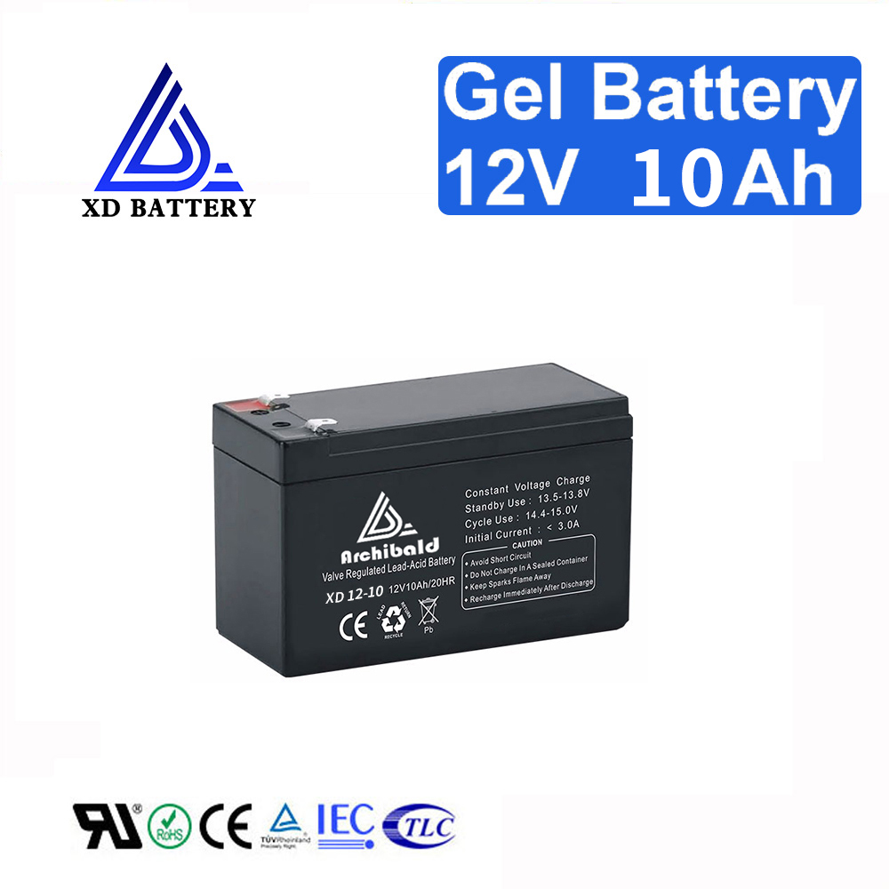 12 V 10AH Solar Gel Deep Cycle UPS Battery Maintenance Free