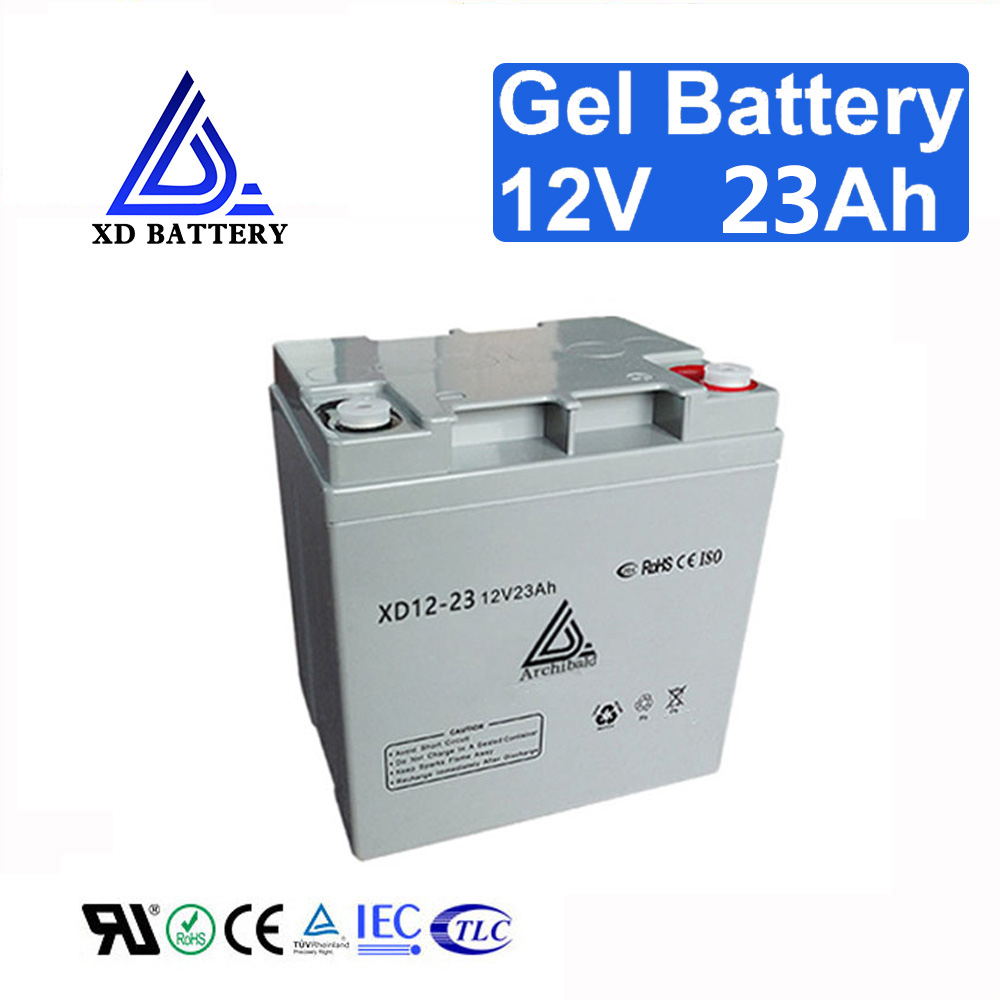 12V 23AH Lithium Solar Gel UPS Battery AGM