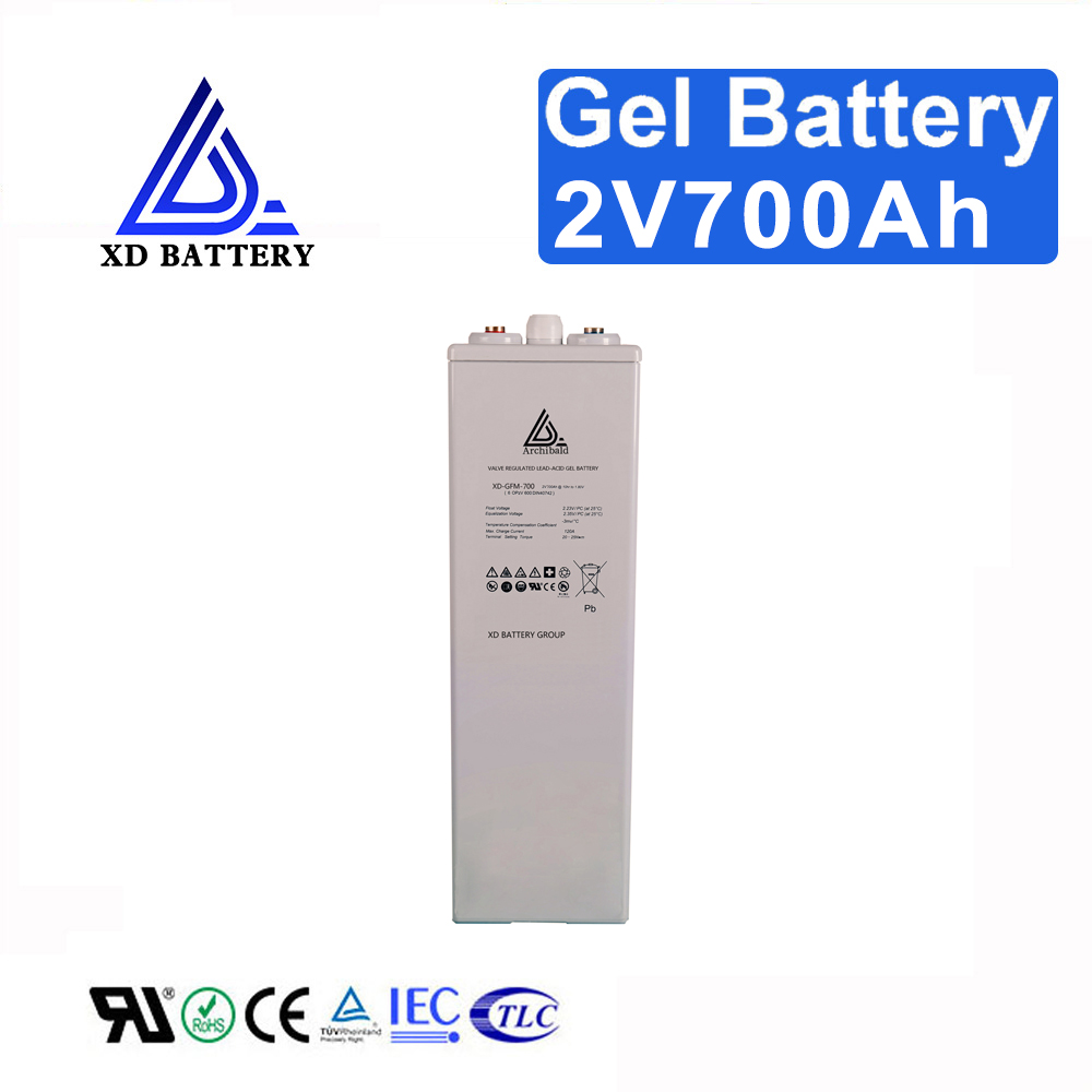 2V 700AH VRLA Gel Solar AGM Lead Acid Battery China Factory