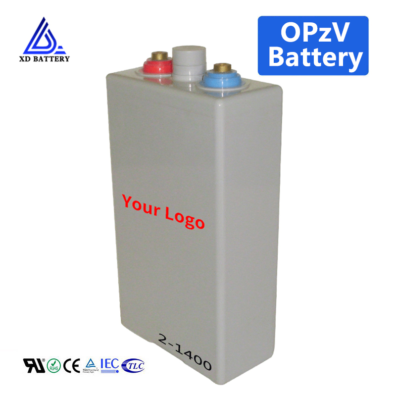 Maintenance Free Long Life OPzV 2V 1400AH Solar Gel Battery Price