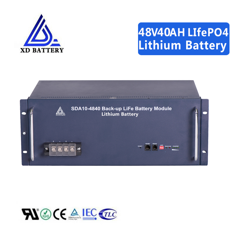 48V 40AH  Lithium Lifepo4 Solar Battery Long Life Deep Cycle