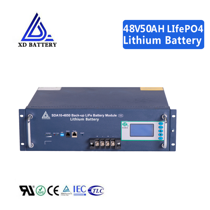 48V 50AH  Lithium Lifepo4 Solar Battery Maintenance Free Long Life