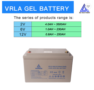 Rechargeable Deep Cycle 12V 100AH 150AH 200AH Solar Panel GEL Battery For Solar System