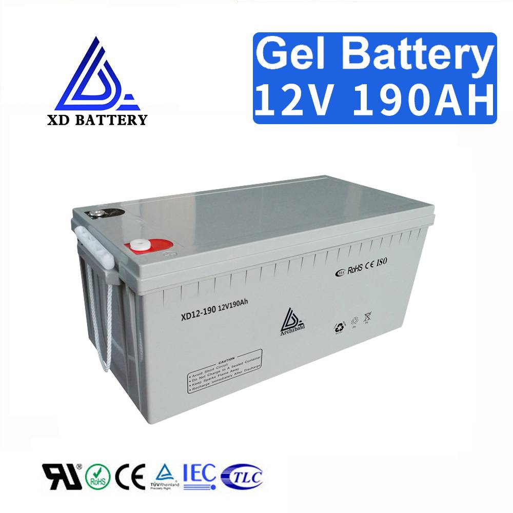 Factory Price 12V 190AH Real Capacity Lead Acid Battery