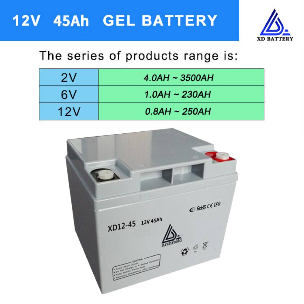 Rechargeable 12V 45AH Gel UPS Battery