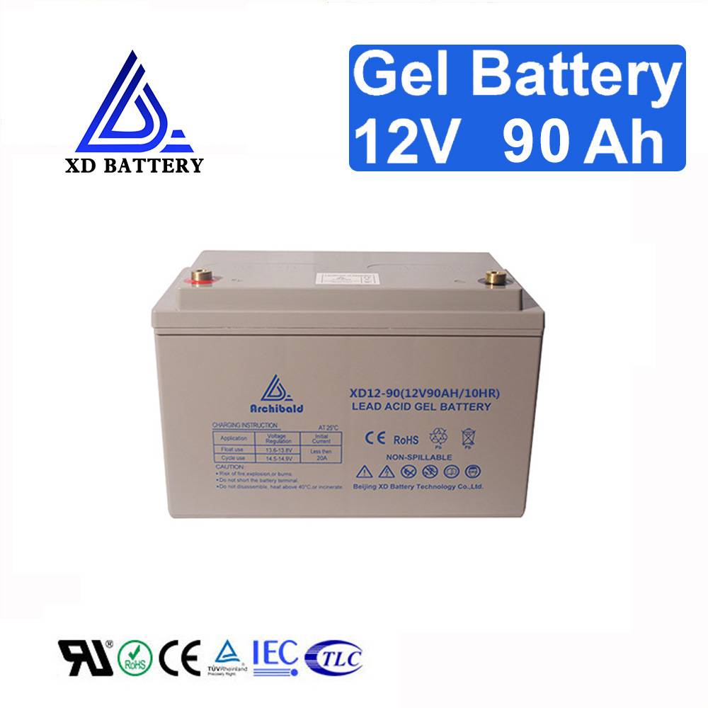 12V 90AH Lead Acid AGM UPS Battery Maintenance Free