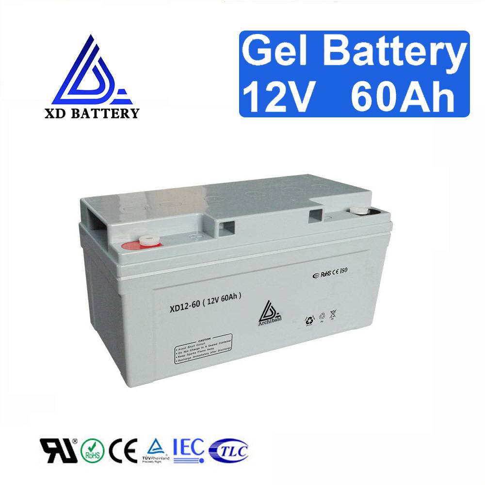12V 60AH Solar Lead Acid UPS Battery AGM Battery