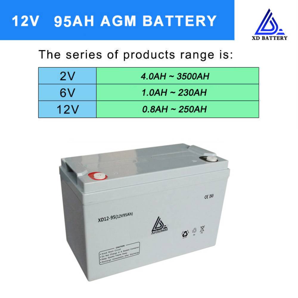 12V 95AH Deep Cycle Goog Sealed Lead Acid Battery