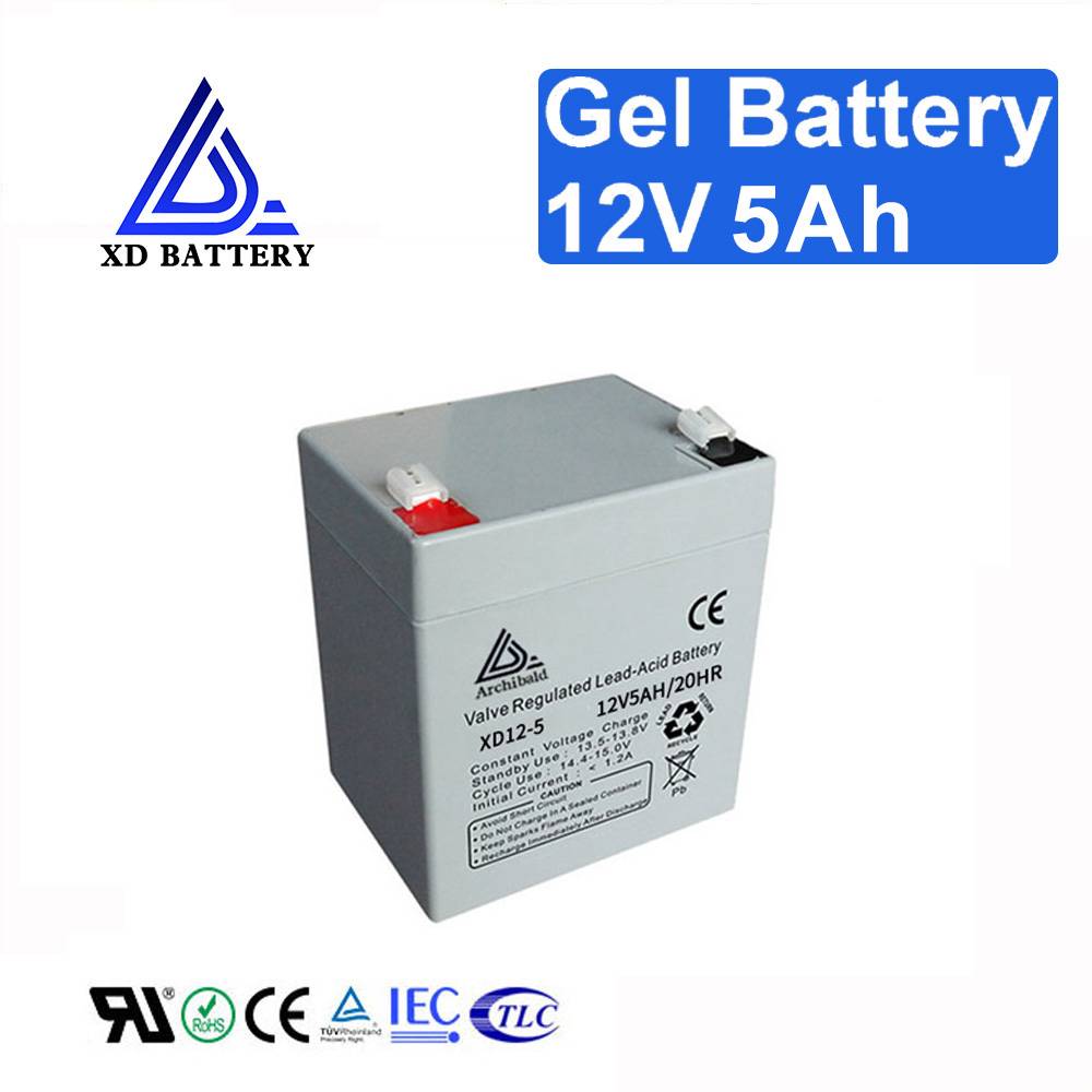 UPS 12V 5AH Solar Lead Acid Lithium Ion Battery