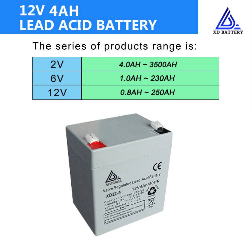 12V 4AH Solar Gel UPS Battery High Capacity