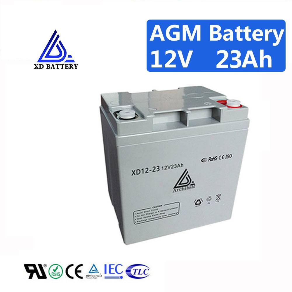 12V 23AH Lithium Solar Lead Acid UPS Battery AGM