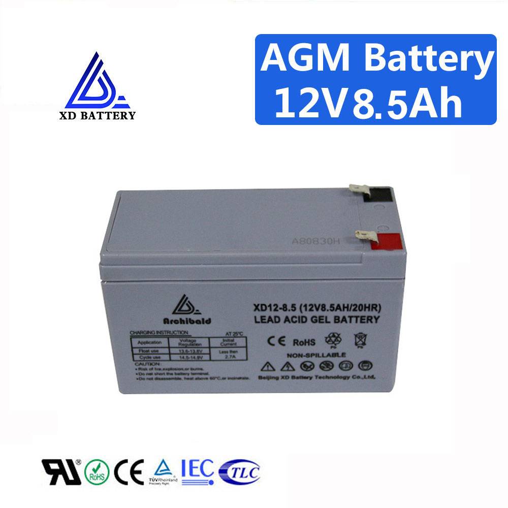 12V 8.5AH Solar Lead Acid Battery Good Sealed
