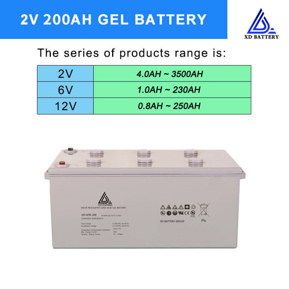 Good Sealed Lead Acid 2V 200AH Exide Battery Price Chinese
