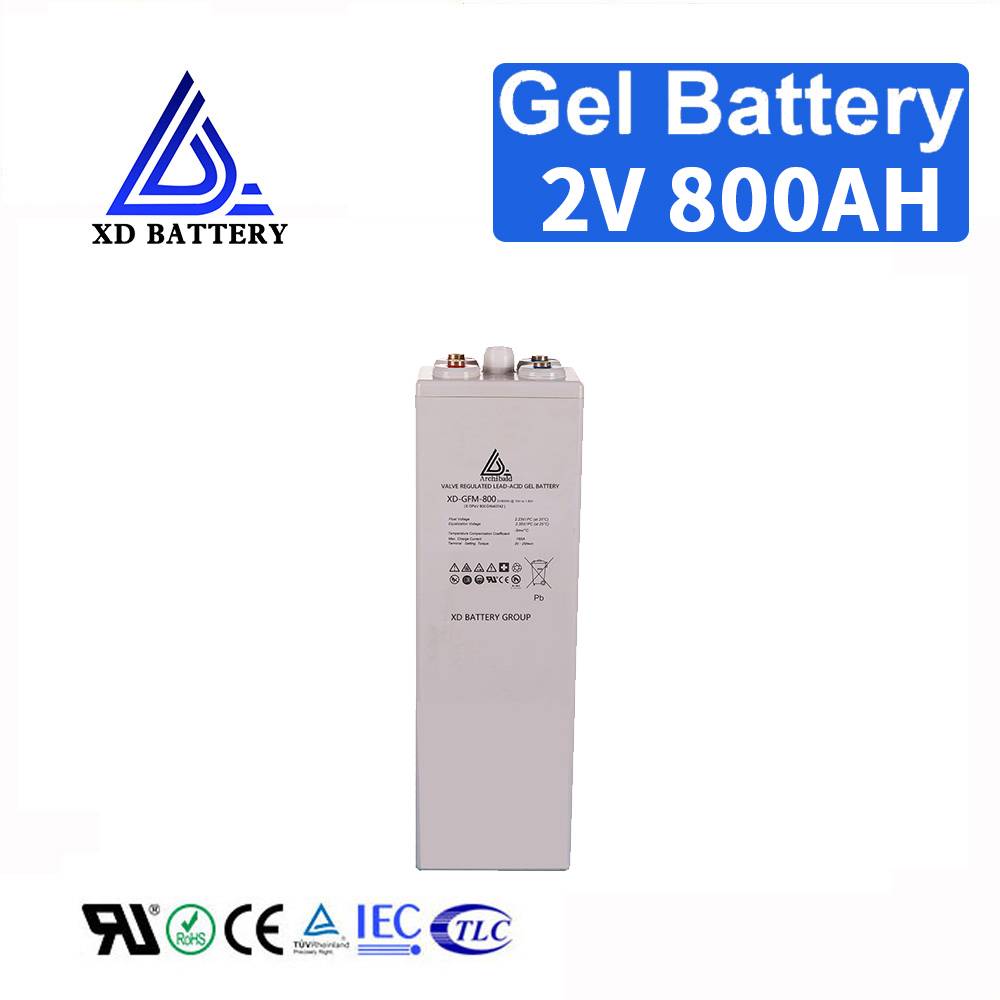 Rechargeable VARL Lead Acid 2V 800AH Exide Gel Battery