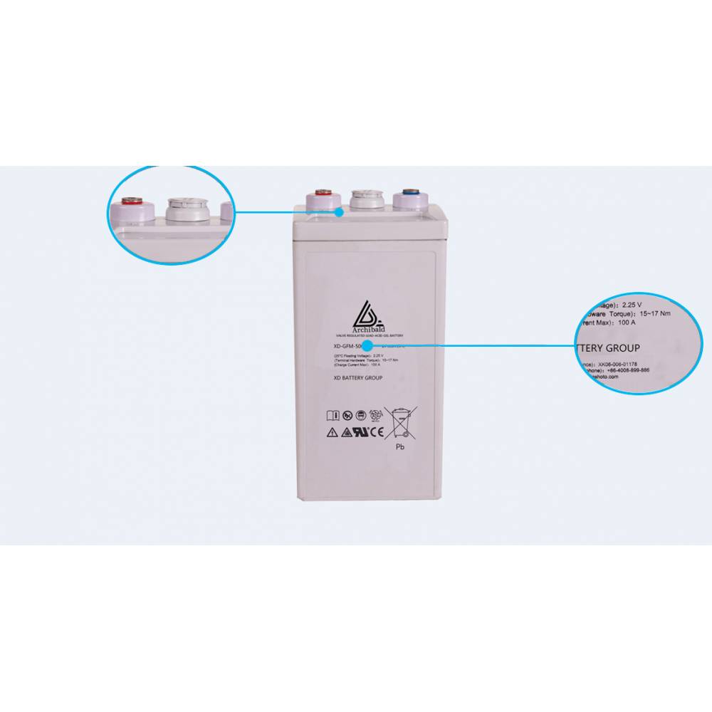 VRLA Lead Acid 2V 500AH Solar Gel Battery