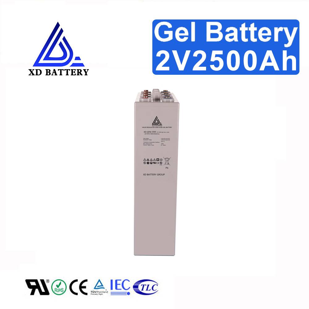 Maintenance Free Lead Acid 2V 2500AH Solar Gel Battery