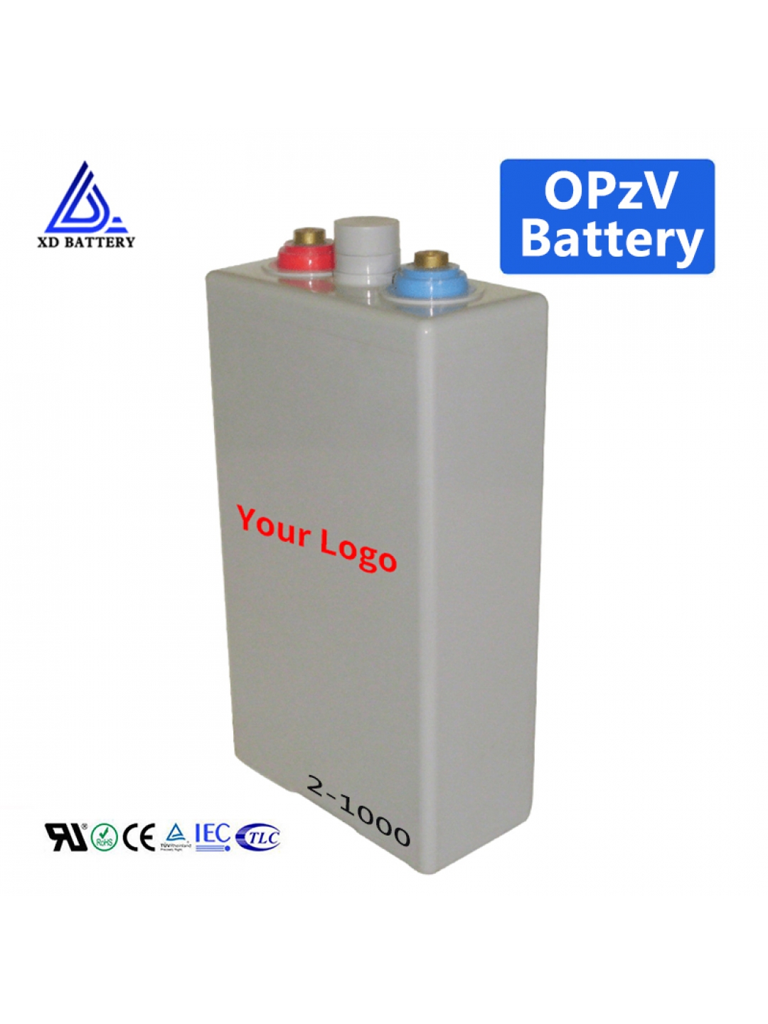 OPzV 2V 1000AH OPzV Battery Price China 2019 Long Life Tubular Gel  Batteries