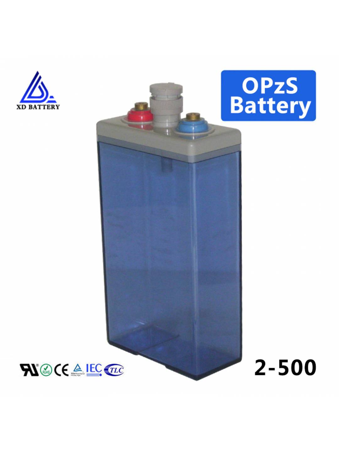 2v 500ah Solar OPzS Battery Rechargeable Good Sealed