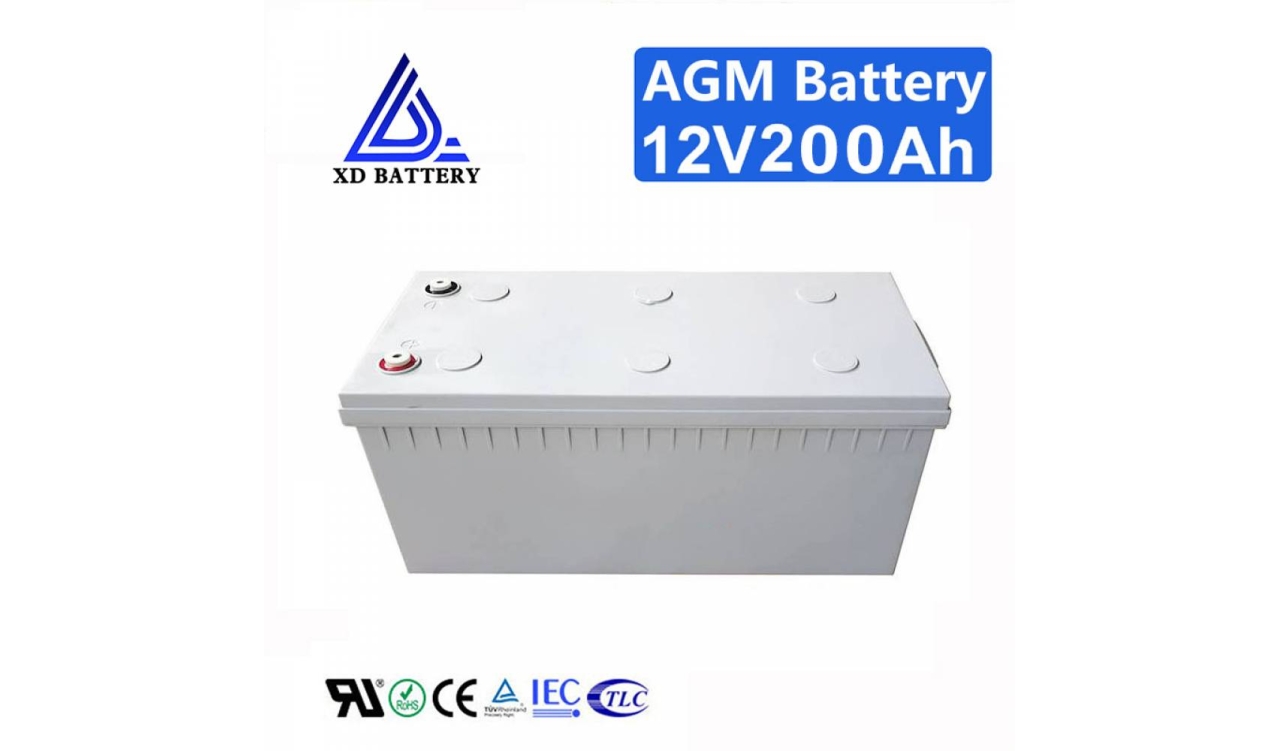 High Capacity 12V 200AH Lead Acid Battery Deep Cycle