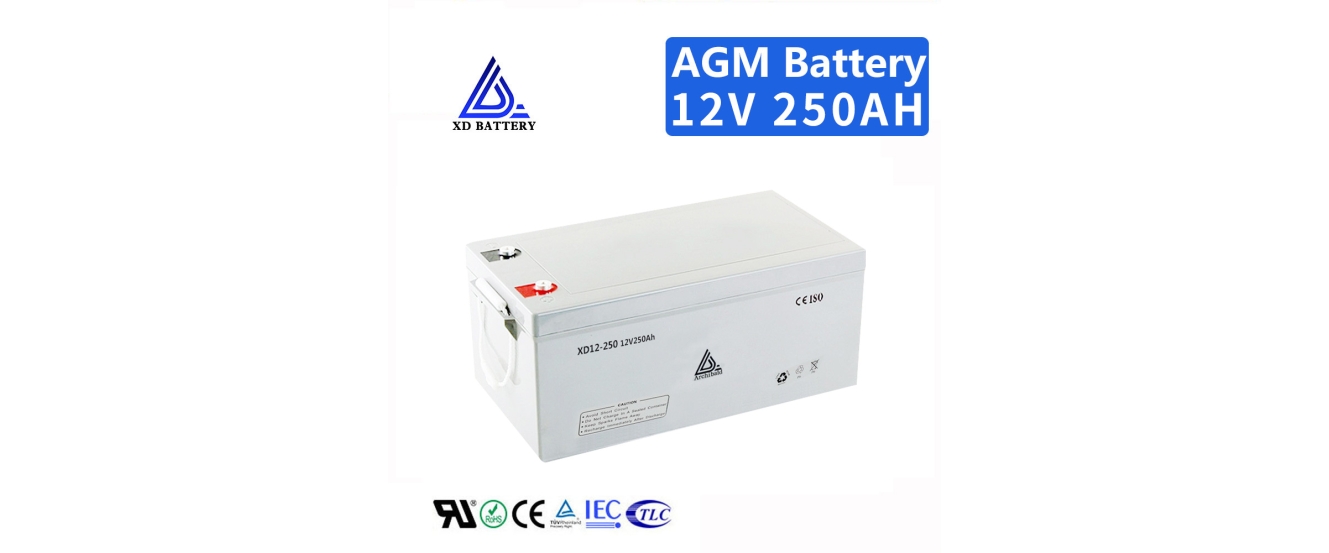 Lead Acid Battery 12V 250Ah Custom LOGO Deep Cycle Battery