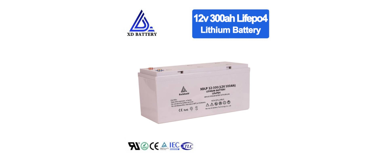 12V 300AH Lithium Lifepo4 Battery