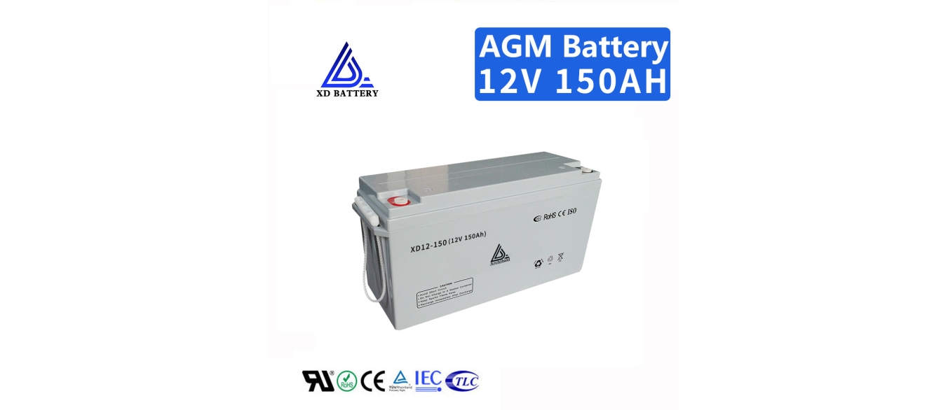 Lead Acid 12V 150AH UPS Battery Deep Cycle Solar Battery Good Sealing