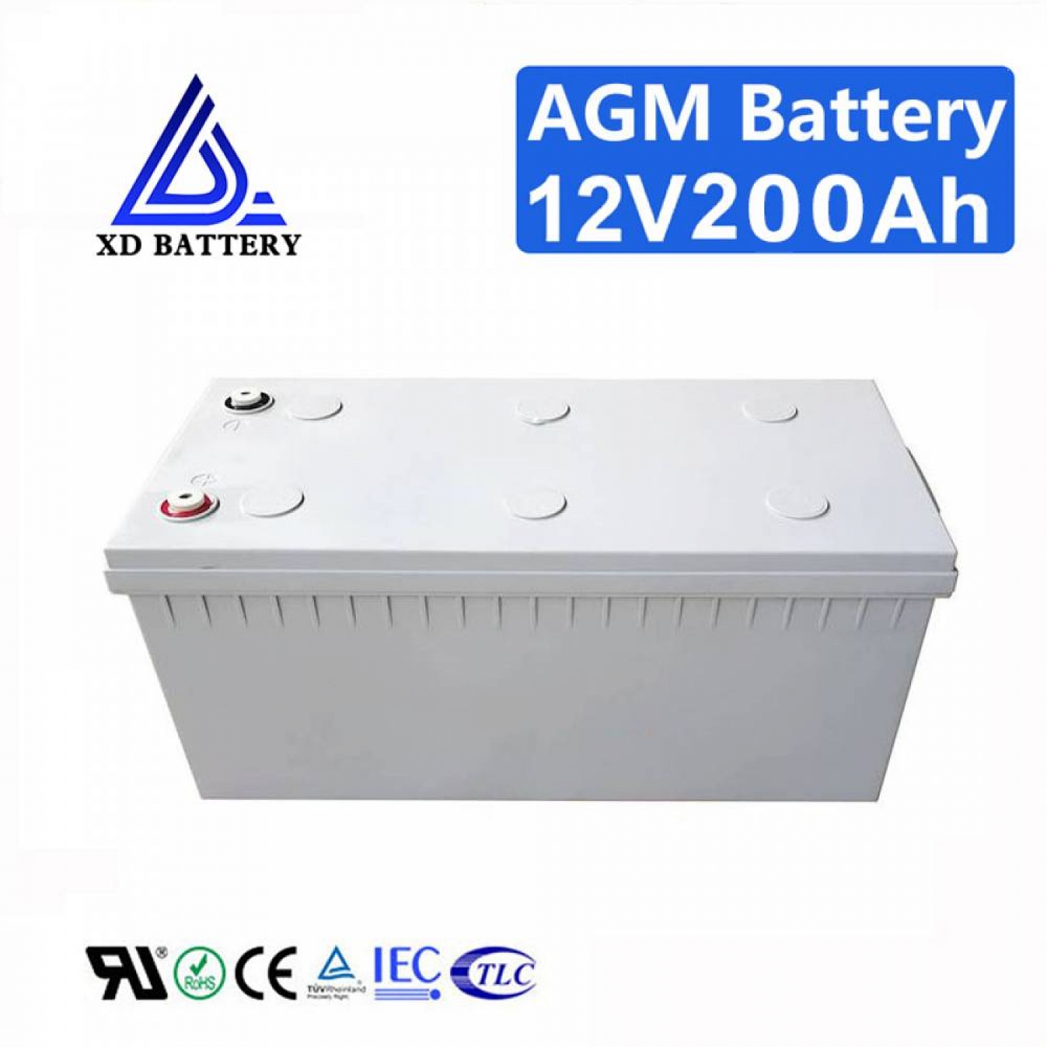 High Capacity 12V 200AH Lead Acid Battery Deep Cycle