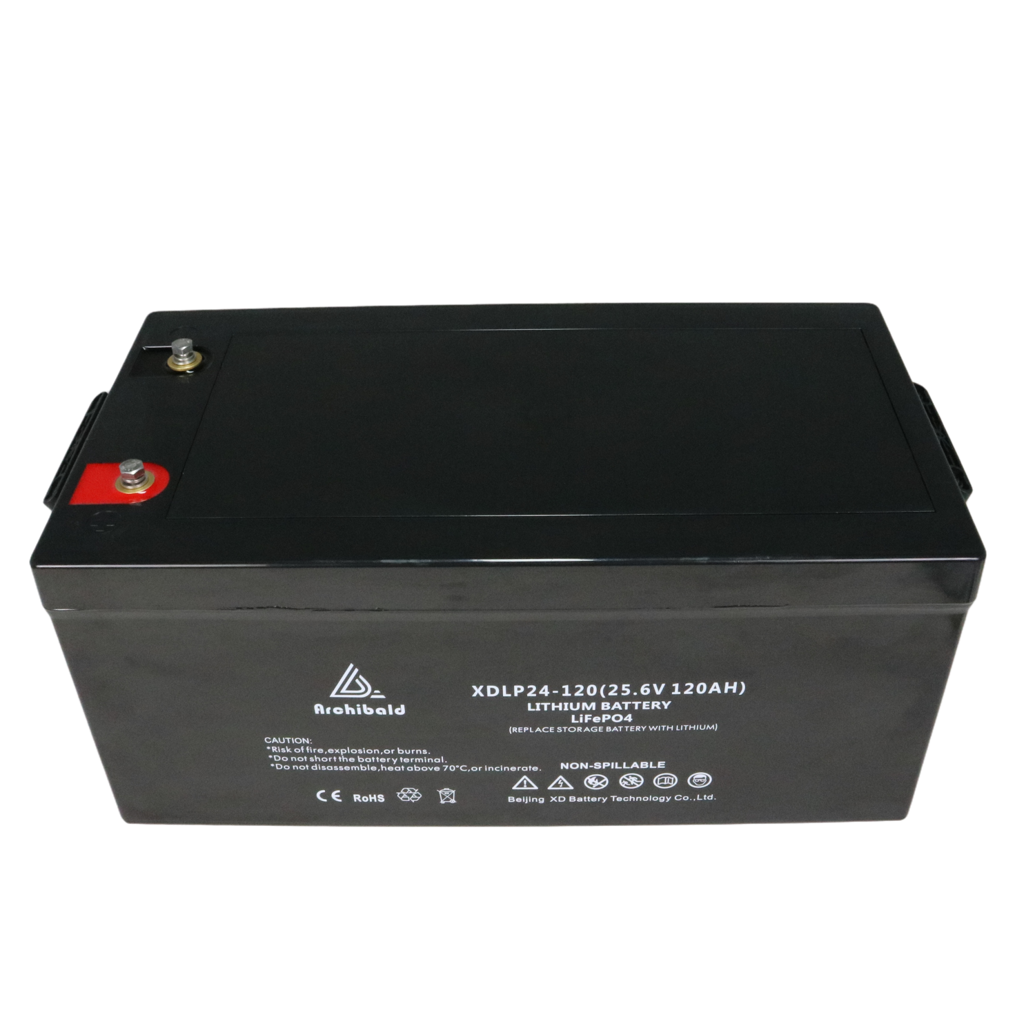 24V 120AH Lifepo4 Battery for RV, Motorhomes, Caravans, solar trailer, residential solar off grid