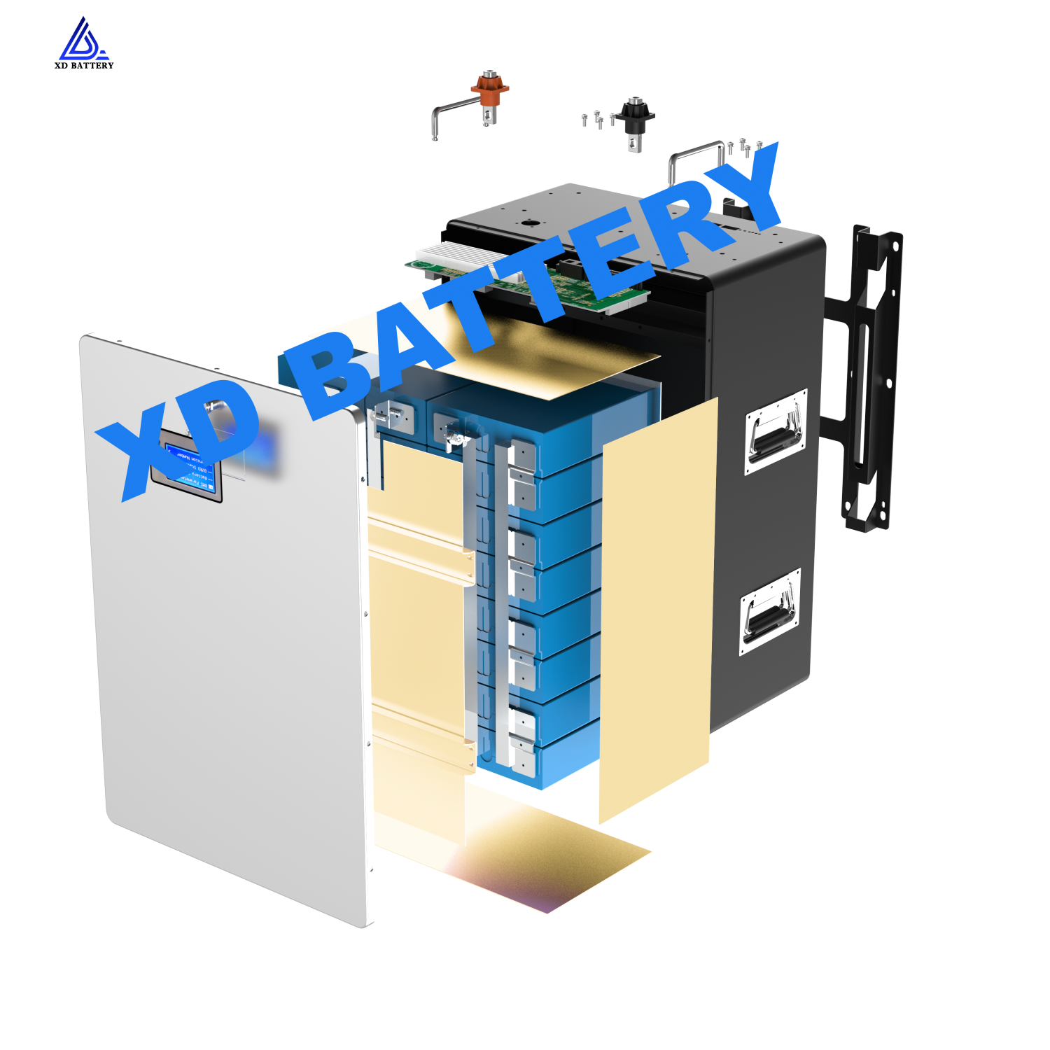 5.12KWH 48V lifepo4 Wall Mounted battery, Power wall