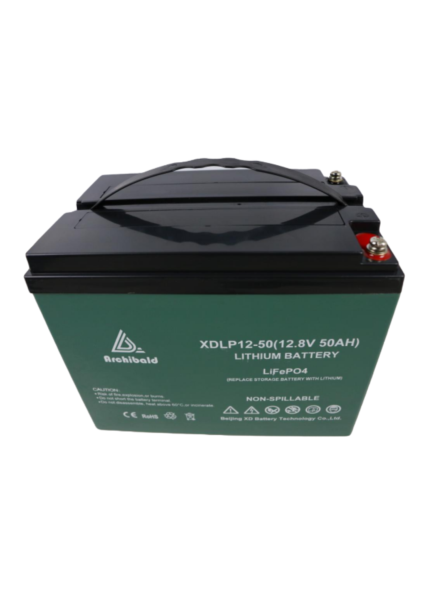 12V 50AH Lifepo4 Lithium Battery Pack for RVs, Caravans, Motorhomes