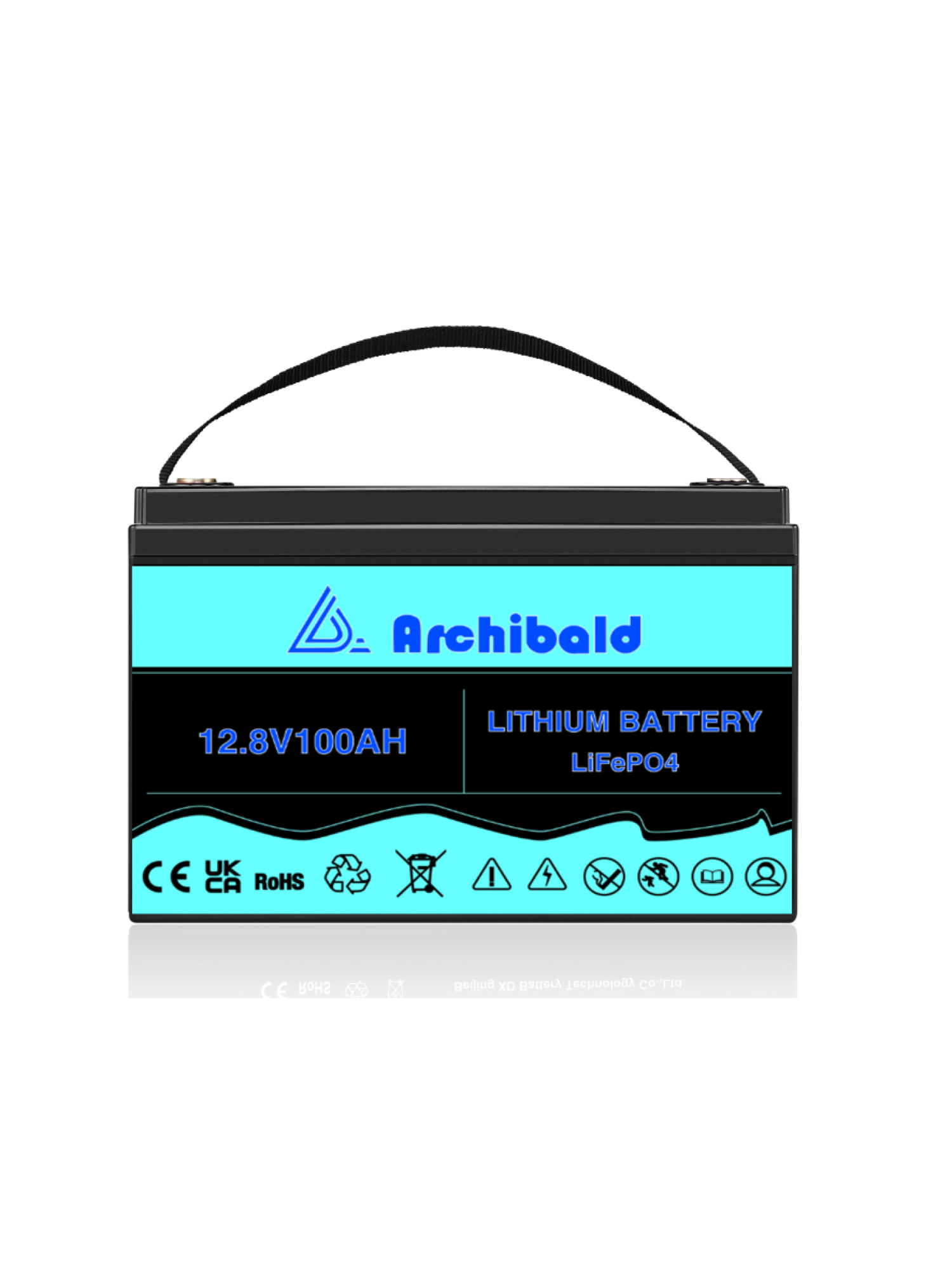 12V 100AH Lifepo4 Lithium Battery Pack for RVs, Caravans, Motorhomes