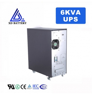 Uninterrupted Power Supply High Frequency Unit 6kva Battery Backup Online Ups Single Phase