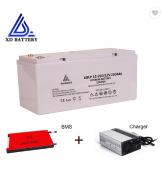 New Design 12V 200AH Maintenance Free Lifepo4 12 V Lithium Batteries 200AH