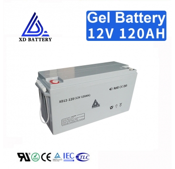 Solar Gel Battery UPS 12V 120AH Good Sealed Battery