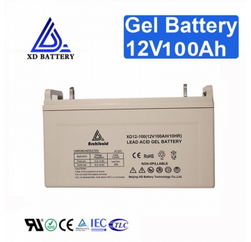 12V 100AH Solar Gel Battery Deep Cycle Battery Maintenance Free