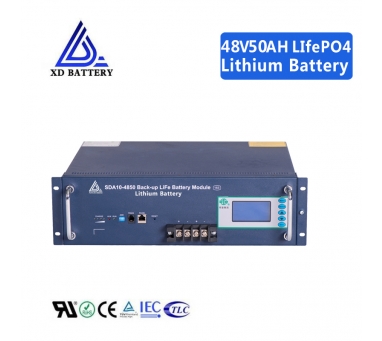 48V 50AH  Lithium Lifepo4 Solar Battery Maintenance Free Long Life