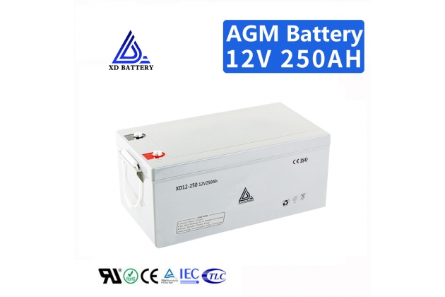 Lead Acid Battery 12V 250Ah Custom LOGO Deep Cycle Battery