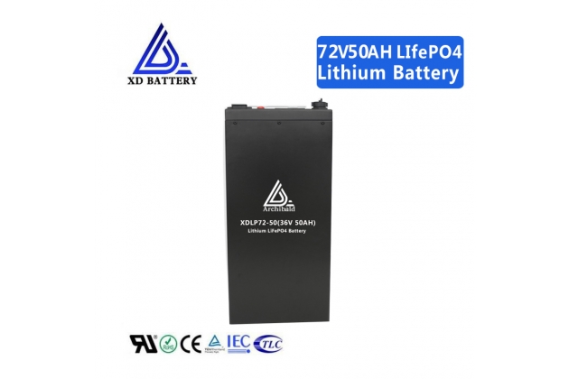 72V 50AH Lithium Lifepo4 Solar Battery Deep Cycle High Capacity