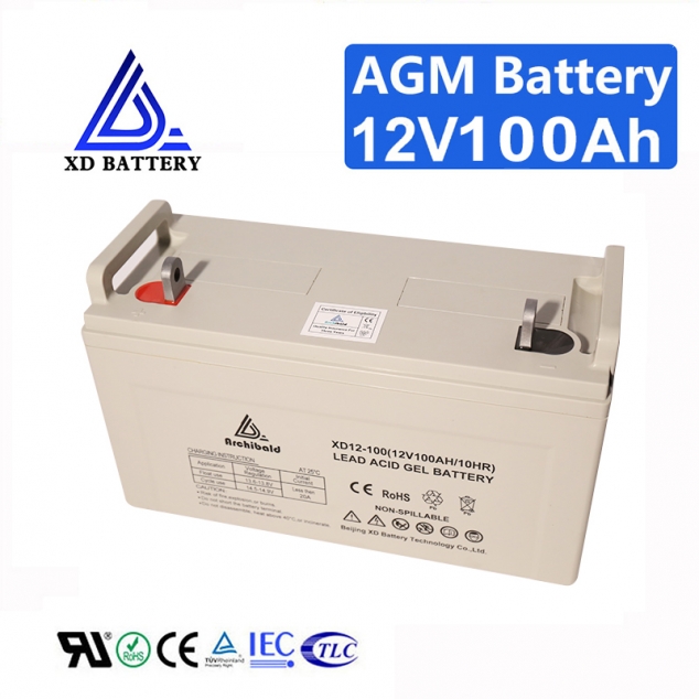 12V 100AH Deep Cycle Storage Battery Lead Acid Battery