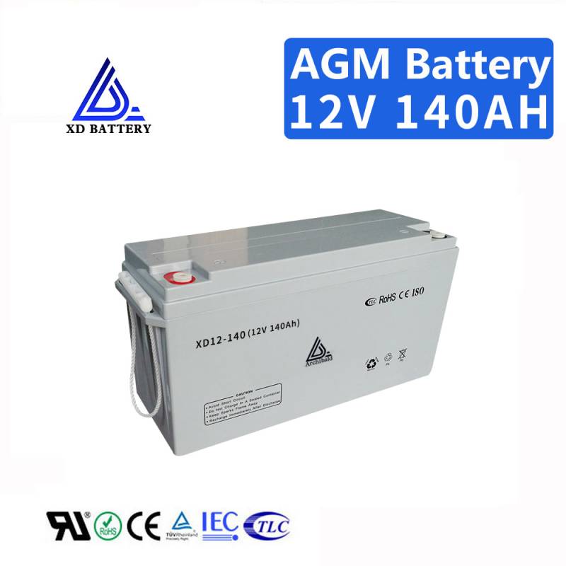 12V 140AH Lead Acid Battery Maintenance Free Deep Cycle Battery