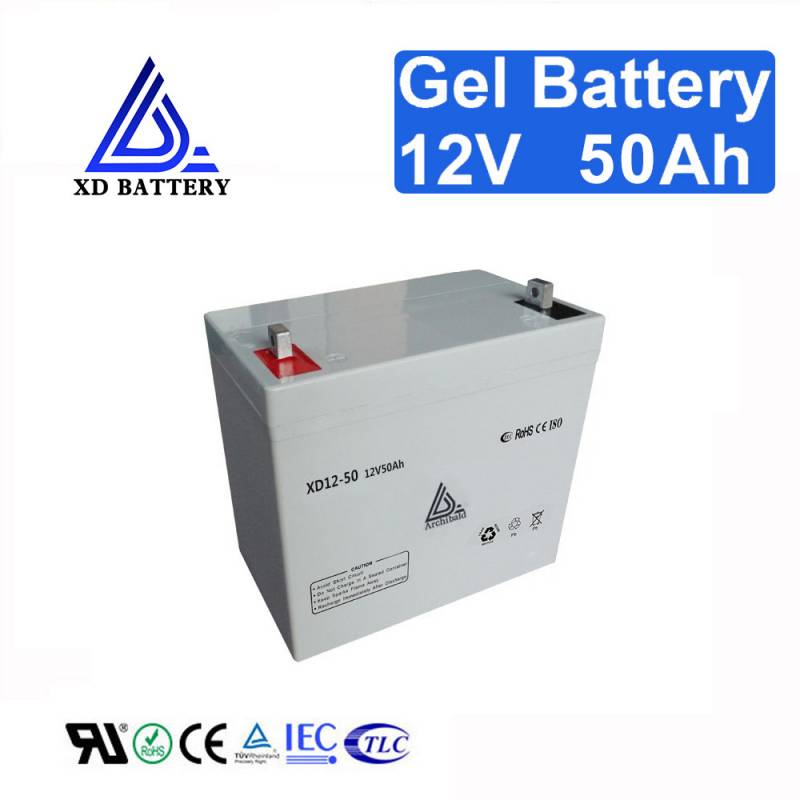 Solar Gel AGM Battery 12V 50AG UPS Lithium Battery
