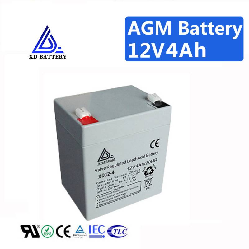 12V 4AH Solar Lead Acid UPS Battery High Capacity