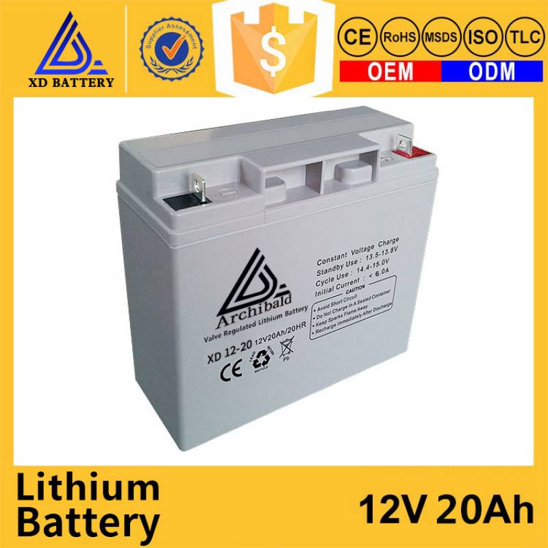 12V 20AH Lithium Lifepo4 Solar Battery Pack In Rechargeable Batteries