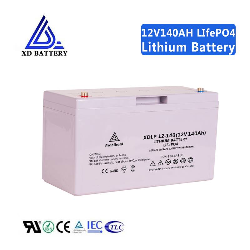 12V 140AH Lithium Lifepo4 Battery Rechargeable Deep Cycle