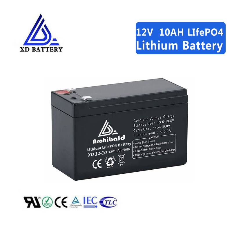 12V 10AH Lithium Lifepo4 Battery Rechargeable Long Life