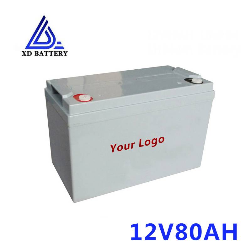 12V 80AH Lithium Lifepo4 Solar Battery Rechargeable Deep Cycle