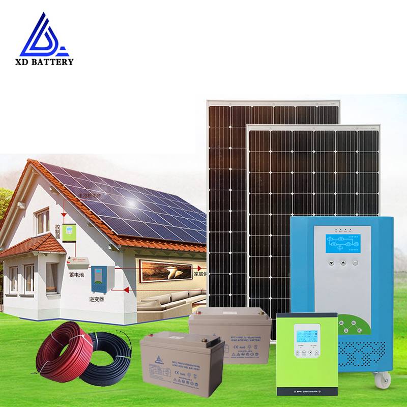 2kw Off Grid Solar Power System China Factory High Efficiency